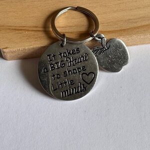 Silver Inspirational Keychain